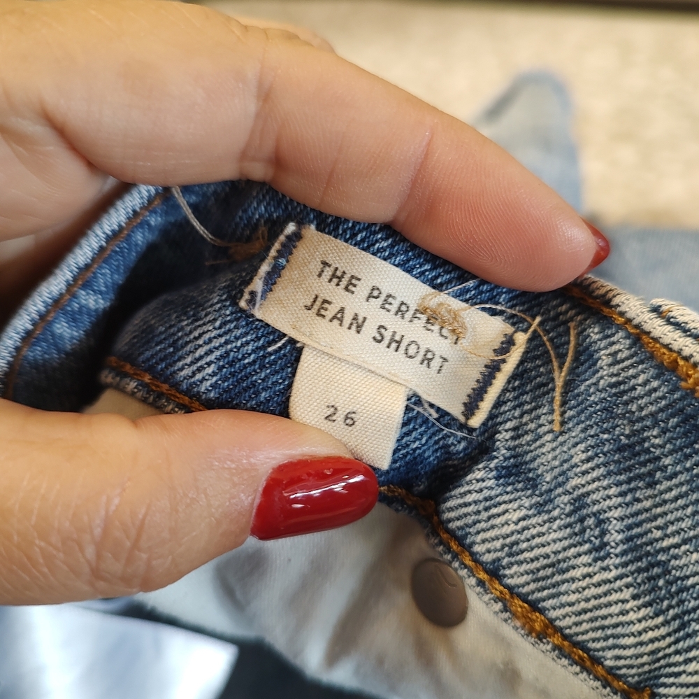 Madewell The Perfect Jean Short Cut Off 26 - Picture 12 of 12